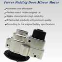 Power Folding Door Mirror Motor Compatible with 2007-2013 GMC Yukon Sierra2007-2013 Chevrolet Tahoe Suburban Silverado2007-2013 Cadillac Escalade, Left/Right #GM0817558,20756891