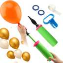 2pack Balloon Pump Hand Held Two-Way Dual Action Inflator for Balloons Handheld Air Pump Portable Manual Balloons Inflators for Party(COLOR:green)