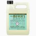 MRS. MEYER'S CLEAN DAY Liquid Fabric Softener, Infused with Essential Oils, Paraben Free, Basil, 32 oz - Pack of 6 (192 Loads)