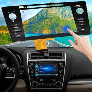 TsuperU 8" Touch Screen Digitizer Replacement for Subaru Legacy Outback Radio Screen 2018 2019, Touchscreen fit 86431-AL62A 86471-AL65A 86471-AL66A OEM Upgraded Ultra-Sensitive High-Definition-Phone