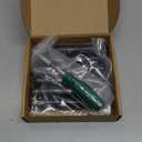 10" Popup Riser Extension Compatible with Rain Bird 1800& Hunter Pro-Spray Sprinklers, Sprinkler Head Riser Extender with RotorTool, Garden Lawn Irrigation Spray Head, 7 Set (Black)