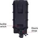 Pepper Spray Holder, OC Spray Holster for Duty Belt, Police Duty Tactical Pepper Spray Holster with Elastic Rope Tightened OC Holster for MK3 MK4 or 1.4"-1.5" Diameter Canister