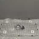 Kitchen Sink Grid 26-1/8"x14-1/4 - Heavy Duty Kitchen Sink Protector with Built-in Strainer & Center Drain, Non-Slip Rubber Feet & Scratch Resistant Bottom Guard, 26.12 x 14.25
