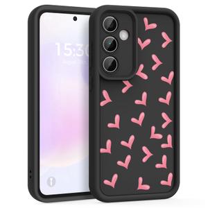 FUXICASE Case for Samsung Galaxy A35 5G, Silicone Shockproof Cover Women