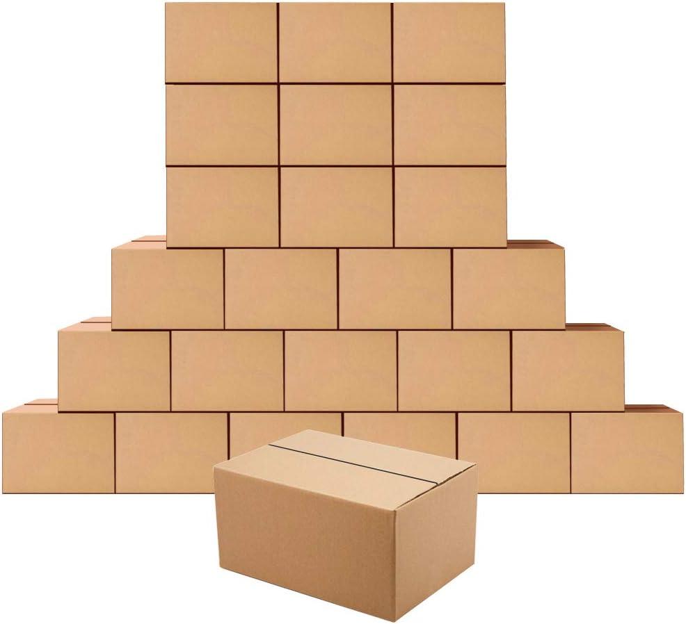 Edenseelake Cardboard Boxes 8 x 6 x 4 inches Small Shipping Boxes, 25 Pack (8x6x4 inch)