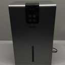 PSOS Dehumidifier, Dehumidifiers for Home, 98 OZ Water Tank, (1000 sq.ft) Quiet Dehumidifier for Basement Bathroom Bedroom with Humidity Display, Auto Shut Off, Relaxing 7 Color Ambient Light(Gray) (grey)