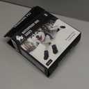 Expawlorer Anti-Slip Dog Shoes Waterproof & Stain Resistant Dog Booties with Reflective Straps for Outdoor Hiking, Black, Size 8: 3.19"x3.03" (L*W) (Pack of 4)