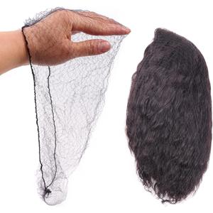 Invisible Hair Nets for Long Hair, 100 Pcs 18-46 inch Black Elastic Mesh for Women Wigs Hair Bun Food Service