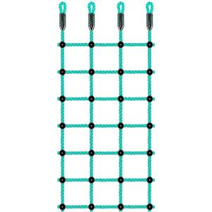 BeneLabel Climbing Cargo Net 30" x 77" Indoor Climbing net, Outdoor Cargo Webbing Net Playground Climbing Net for Treehouse 100% Nylon Material Rope Ladder