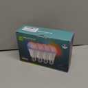 Smart Light Bulbs, WiFi & Bluetooth 5.0, Work with Alexa Google Assistant, App Control, Color Changing LED Bulb, E26 800LM Dimmable RGB Lights, Smart Home Lighting, Dimmable, 4Pack