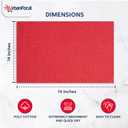 Shop Towels Polycotton Cleaning Cloth 50 Pack - Red Reusable Kitchen Towels Cleaning Highly Absorbent Lint-Free Shop Rags | Shop Towel Red, 14 x 14