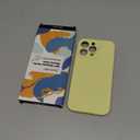 LOVE 3000 Designed for iPhone 15 Pro Max Case, Premium Silicone with [Soft Anti-Scratch Microfiber Lining] Shockproof Protective Phone Case for Men Women Girls 6.7", Creamy Yellow