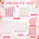 Pink Picnic Kit Folding Table Extra Large Outdoor Boho Blanket Table Runner Napkins Floor Pillow Cushions Napkin Ring Boho Picnic Decoration for Camp Wedding Wedding Birthday