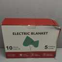 Heated Blanket Full Size Electric Blanket 72''X84'' - Purple Heated Blanket Flannel Sherpa Double Sided Heating Blanket with 5 Heat Settings & 10 Hours Auto-Off for Grandma Gifts(Lavender Purple)