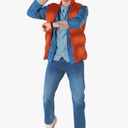 Morph Future Time Traveler Costume Men, Halloween Costumes For Men, Halloween Costumes For Adults Large