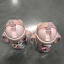 Oberni Toddler Sippy Cup, Tritan Baby Water Bottle With NonSpill Valve Spout, Removable Handle and Carry Strap, 270ml/12m+/Pink/Pack of 3