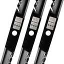 Mower Blades for Kubota K5583-34350 K5583-34340 fit 48" Deck 3PCS