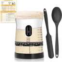 Pro Sourdough Starter Kit- 50oz Large Capacity Sourdough Starter Jar, 17 Flavorful Fermentation Recipes, Sourdough Bread Baking Supplies for Making Delicious Sourdough Breads(1PCS)