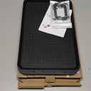 Vayepro Stove Top Flat Griddle, 17 Inch 2 Burner Griddle Pan for Stove Top Grill, Aluminum Pancake pan, Non-Stick Charcoal Grill For Outdoor/Camping (16.9" x 10.2" x 1")