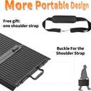 Portable Wheelchair Ramp, Non-Slip Metal Access Ramp,for Home Steps,staircases,Thresholds,Doorways,Scooter, 800LBS Capacity (3FT(Using Height 3-9''))