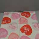 AVOIN colorlife Valentine's Day Love Heart Red Throw Pillow Covers Set of 4, 20 x 20 Inch Anniversary Wedding Home Decor Soft Plush Faux Fur Jacquard Cushion Case for Sofa Couch