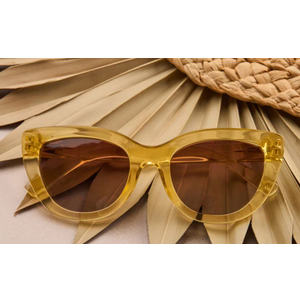 PEEPERS CAPRI POLARIZED SUNGLASSES YELLOW +0.00