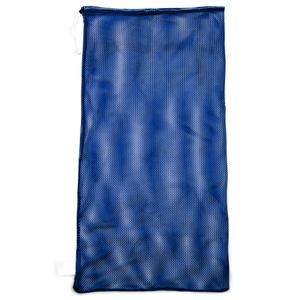 Champion Sports Mesh Sports Equipment Bag- Blue, 24" x 48"- Multipurpose, Nylon Drawstring Bag w/Lock and ID Tag, for Sports Equipment, Balls, Swimming Gear - Breathable Stuff Sack