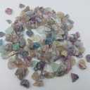 1lb Fluorite Tumbled Stone Chips Crushed Natural Crystal Quartz Pieces