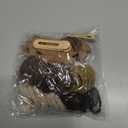 80 Pcs Brown Hair Accessories Set for Women, Includes 1 Claw Clip, 28 Hair Clips Star Hair Clips, 1 Scrunchie, 50 No Damage Hair Ties, All-in-One Hair Bands Elastics Claws Kit for Daily Use