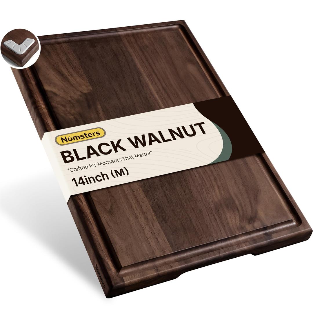 24'' Luxury American Black Walnut Wood Cutting Boards for Kitchen Large
Extra Large, Reversible, Wooden Cutting Board, Solid Hardwood, Charcuterie Board, Butcher Block, Gourmet Kitchen Gift