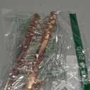 Multibey A5 6-Ring Rose Gold Binder Ring Mechanisms 2Pcs, Round Ring Binding Spines Combs Replacement for A5 Loose Leaf Notebook (A5-30mm Ring Diameter, Rose Gold)