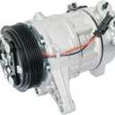 Air Conditioning Compressor For Buick Enclave 2013-2022 | Direct Replacement for Cadillac XTS 2013-2019 & Chevrolet Traverse 2013-2022 & GMC Acadia 2013-2019 & All Engine.OE CO30019C.