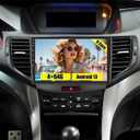 Roinvou 8 Cores 4+64G Android Car Radio for Acura TSX 2009-2014/Honda Accord 2008-2012, 9" Touch Screen Carplay Android Auto with 32EQ Bluetooth WiFi GPS Navigation Mirror Link Backup Camera