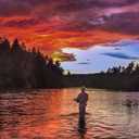 The Fly Fishing Place Black Humpy Classic Trout Dry Fly Fishing Flies - Set of 6 Flies Size 12