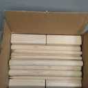 Kubb Game Set - Hardwood Viking Games - KUBB Throwing Outdoor Games (Kubb Red, 5 x 5 x 30cm -King)