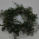 Olive Wreath 21" Green Traditional Plastic