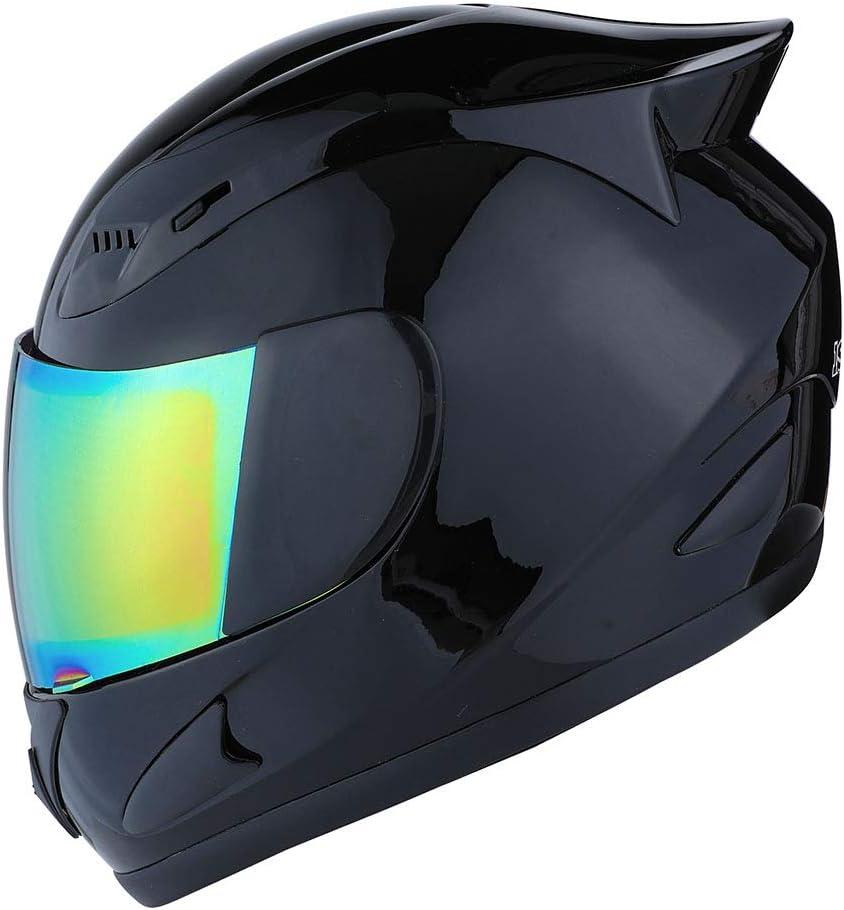 1STORM Motorcycle Bike Full FACE Helmet Mechanic (Small, Glossy Black)