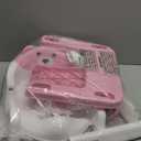 Potty Training Seat, Upgrade Toddler Toilet Seat for Kids Boys Girls, 2 in 1 Potty Training Toilet, Splash Guard Anti-Slip Pad Step Stool (Pink)