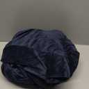 Turquoize Stretch Velvet Chair Cover Sofa Chair Covers for Living Room Armchair Cover Chair Slip Covers with Arms Chair Slipcovers with Elastic Bottom Crafted from Soft Velvet Fabric (Chair, Navy)