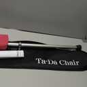 STEP2GOLD Ta-Da Chair Series 2- Portable Walking Stick, Cane with Seat, Foldable Chair, Hiking Stick, for Camping, Hiking, Lightweight Aluminum, Easy Carry, Anti-Slip (Black) 32.2", S, Red