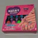 Nail Art Studio for Girls - Birthday Gift - Nail Polish Kit for Kids Ages 7-12 Years Old - Girl Gifts Ideas - Gift Set - Girly Stuff - Polish, Pens, Glitter, Stickers, Gems, Filer - 8 9 10 11 12 Year