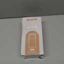 SANDJEST Glass Tumbler with Straw and Lid, Glass Water Bottle with Silicone Sleeve 20oz, Smoothie, Iced Coffee Cup, Gifts for Women Teen Girls Birthday Christmas (Cream)