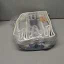 MiniArk Large Shallow Organizing Baskets 15x11x5.1 Inches - Rope Woven Storage Bins for Bathroom, Shelves, Cube Closet, Gradient Grey 4 Packs