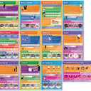 Components of Physical Fitness Posters, Set of 12, EXTRA LARGE 33" x 23.5", 33L" x 23.5W"