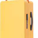 Carry On Luggage 20In Wide Handle PC Hardshell Suitcases with Spinner Wheels & TSA Lock Frameless Luggage Zipperless Luggage, Yellow