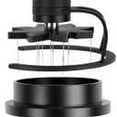 IKAPE 51MM WDT Tool, Espresso Stirrer Distribution Tool, Adjustable Needle Height, Coffee Stirrer with Dosing Funnel & Stand
