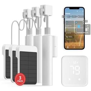 SwitchBot Blind Tilt Automatic Blind Opener 3-Pack & Hub 2- Smart Motorized Blinds with Bluetooth/IR Remote Control, WiFi Thermometer Hygrometer, Light Sensor, Work with Alexa, Google Home, HomeKit