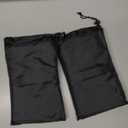 2-Piece Upgraded Airplane Footrest Hammock - Large Memory Foam Support & Adjustable Straps, Travel Essential