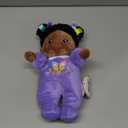 OUOZZZ 10" Black Baby Doll for 1 Year Old Girl Gifts - First African American Baby Dolls Toys for Girl Birthday Christmas Plush Gift for Toddler (C-mini Butterfly)