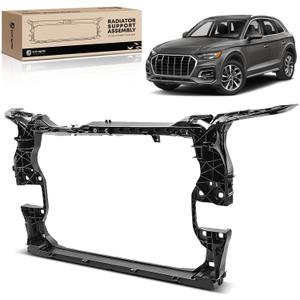 YHTAUTO Radiator Support Bracket Compatible with Audi Q5 2018-2023, 2020-2023 Q5 PHEV, PP Radiator Support Frame, Radiator Core Support Assembly